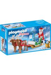 Playmobil Traîneau du Père Noël avec des rennes 9496