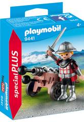 Playmobil Chevalier avec Canon 9441