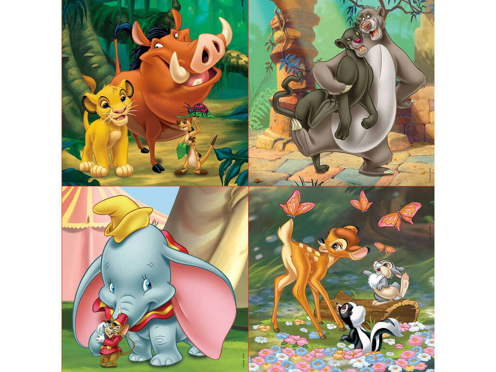 Puzzles Progressifs Disney Animals Educa 18104