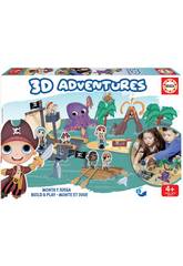 3D Aventures Pirates Educa 18227
