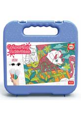 Colouring Activities Puzzle 50 Dinosauri Educa 18069