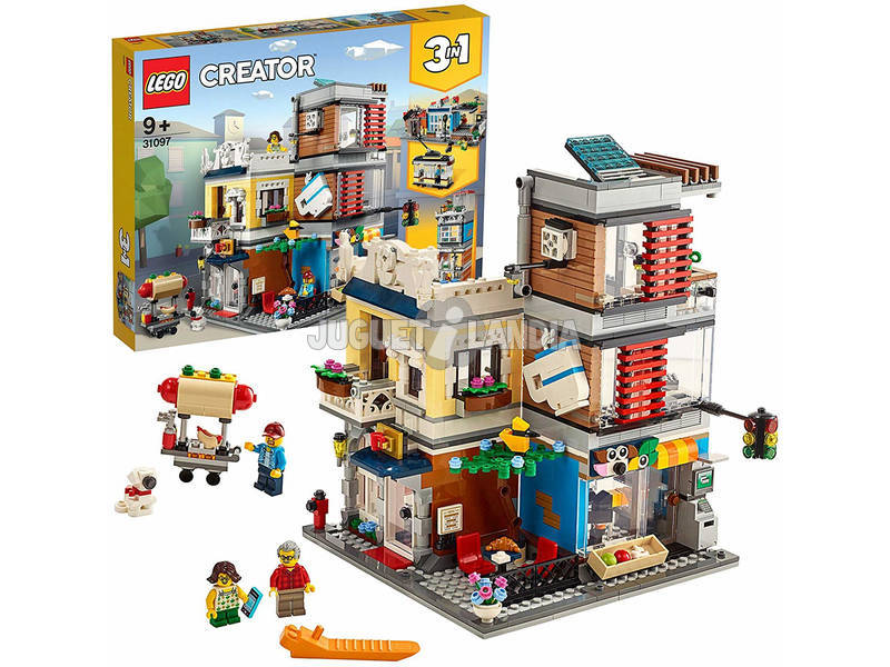 Lego Creator Haustier Geschäft und Cafeteria 31097