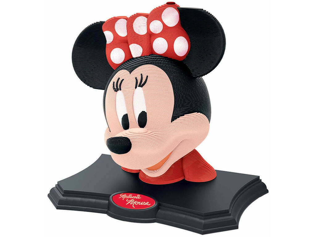 Puzzle Color 3D Escultura Minnie Mouse Educa 17930