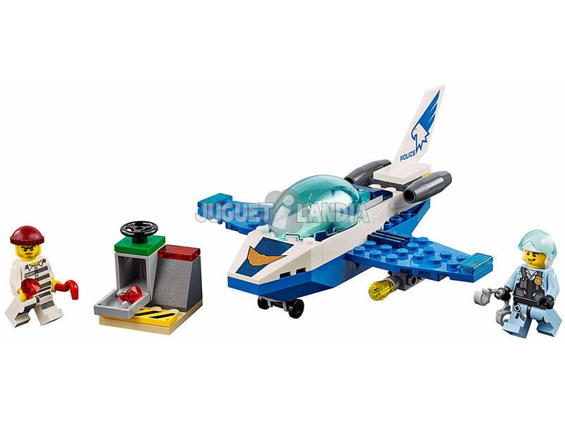 Lego City Policía Aérea Jet Patrulla 60206