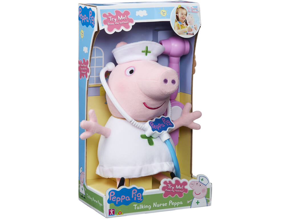 Peppa Pig Enfermera Aprende Inglés Bandai 6713