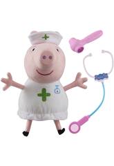 Peppa Pig Infermiera Impara l'Ingelse Bandai 6713