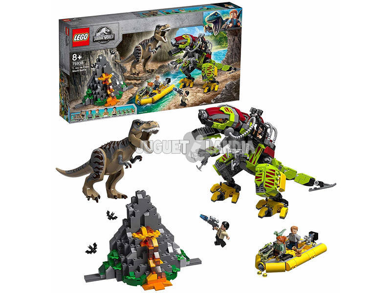 Lego Jurassic World T.Rex Vs Dinosaurio Robótico