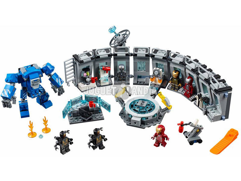 Lego Súper Héroes Avengers Iron Man Sala de Armaduras 76125