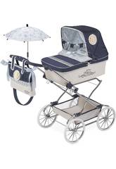 Passeggino Bambole Reborn Pieghevole Cromato Classic Romantic Decuevas 82020