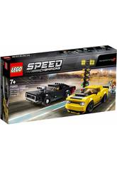 Lego Speed Champions Dodge Challenger SRT Demon 2018 y Dodge Charger R/T 1970 75893