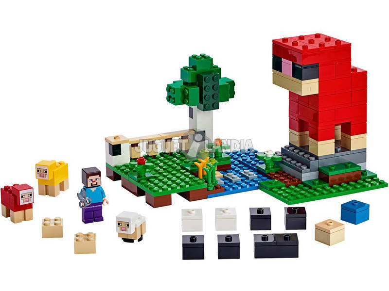 Lego Minecraft La Fattoria di Lana 21153