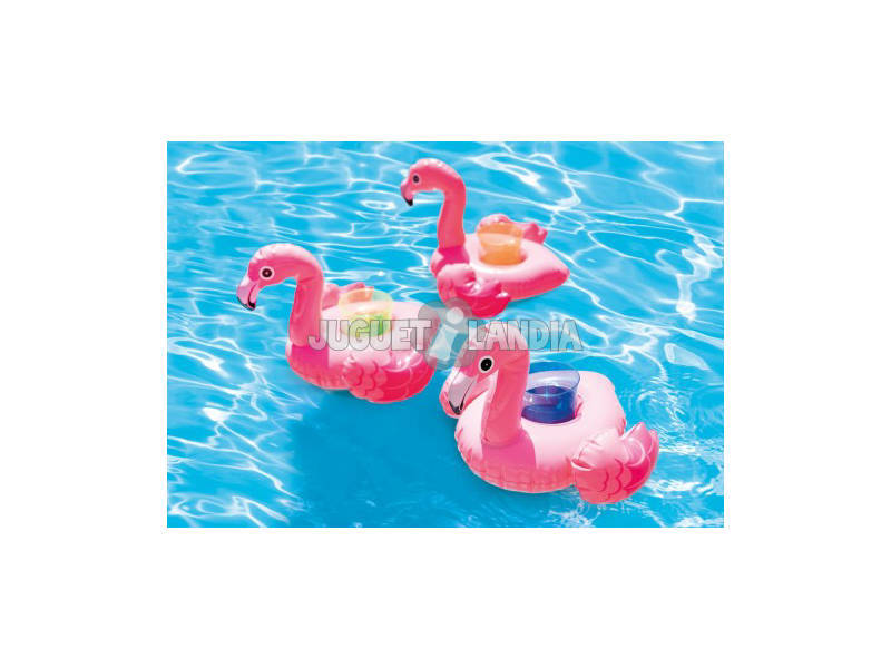 Aufblasbare Getränkehalter Flamingo 3er Pack Intex 57500