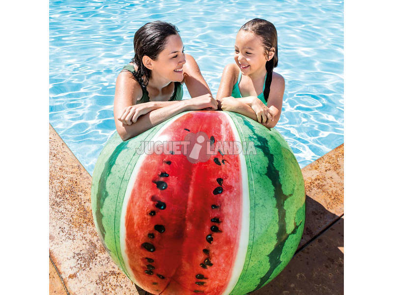 Aufblasbarer Ball Realistischer Design Wassermelone 107 cm. Intex 58075