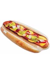 Materassino Hotdog grafica realistica 180x89 cm. Intex 58771