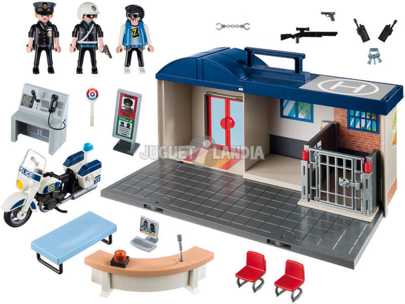 Playmobil City Action Valigetta Centrale della Polizia 5689