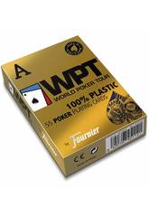 Baraja Poker WPT 100% Plástico Gold Edition Fournier 1033745