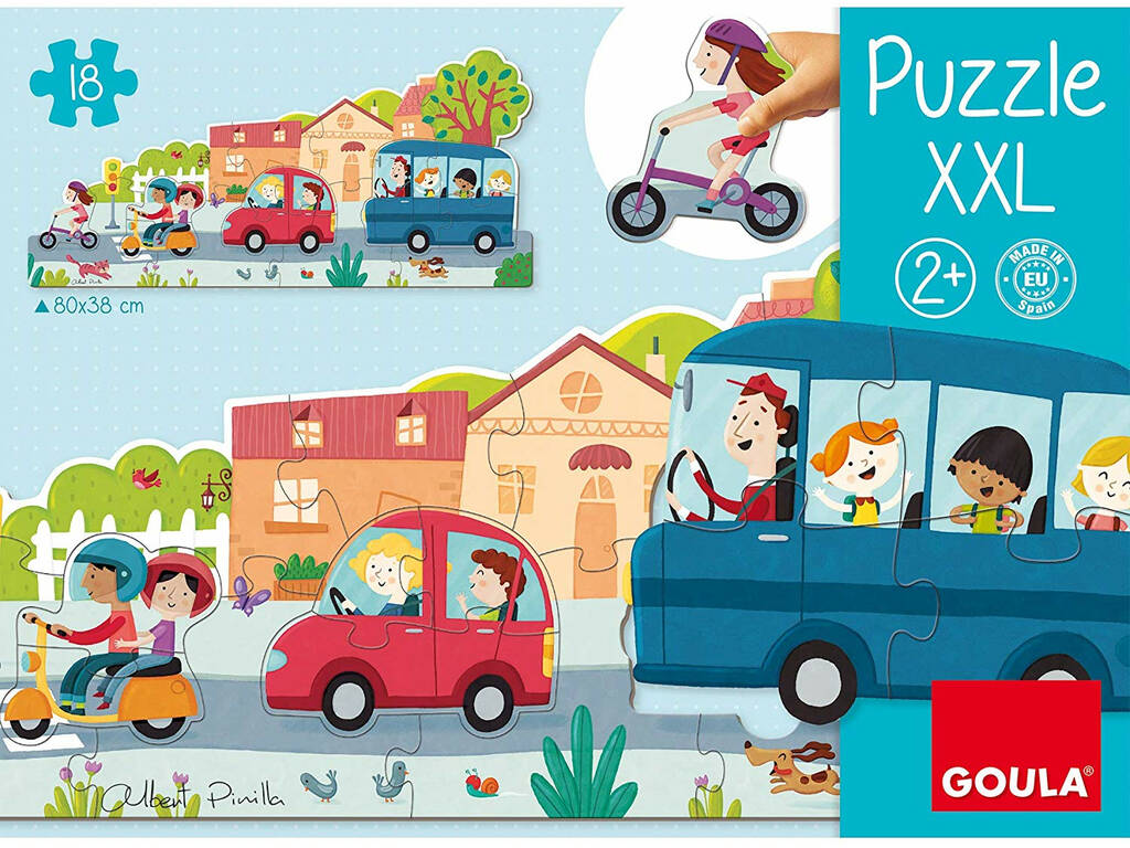 Puzzle XXL Vehículos Goula 453428