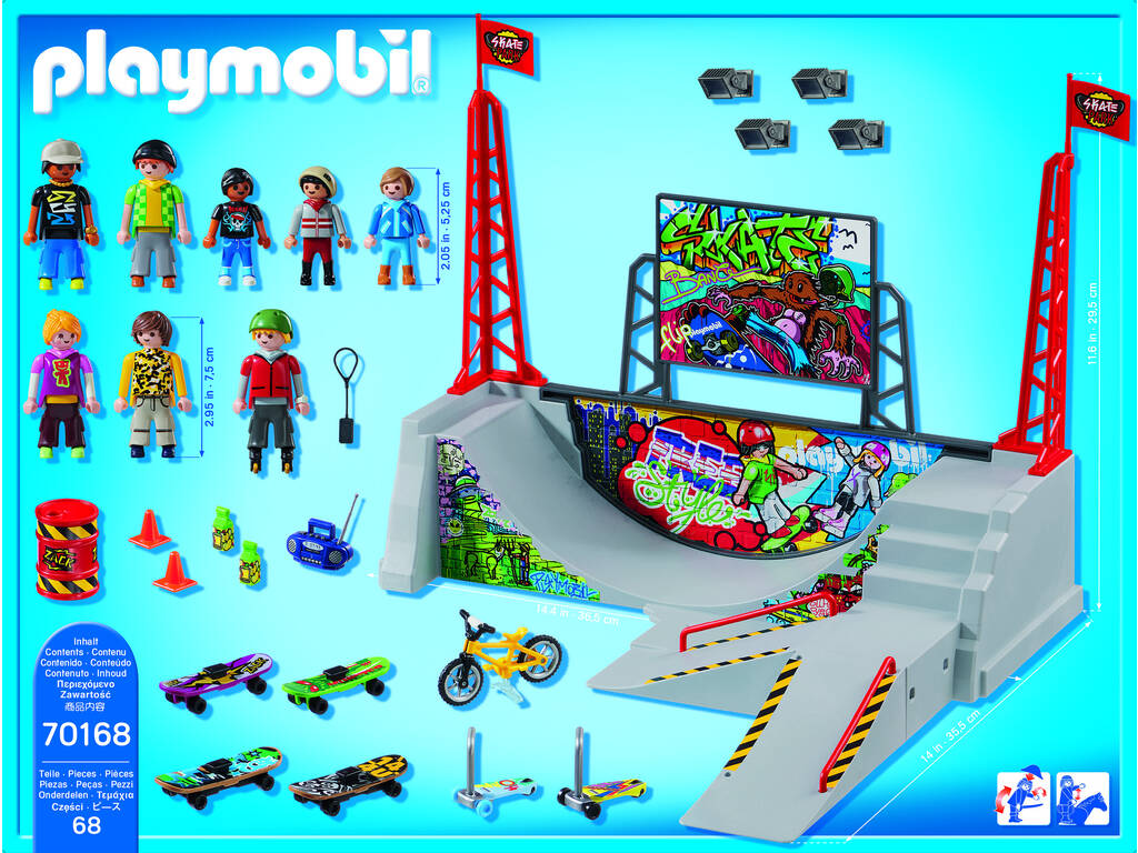 Playmobil Pista di Skate 70168