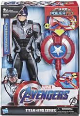 Avengers Figura Capit�o Am�rica 30 cm. com Canh�o Power FX Hasbro E3301