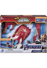Avengers Nerf Assembler Gear Iron Man Monta e Lan�a Hasbro E3354