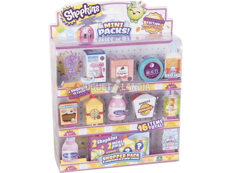 Shopkins Serie 10 Shopper Pack Giochi Preciosi HPKD9011