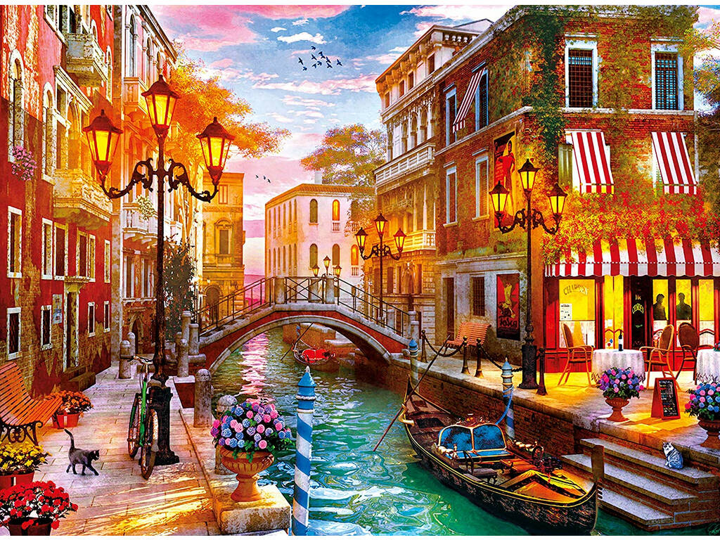 Puzzle Sunset Over Venice 500 pezzi High Quality Collection Clementoni 35063