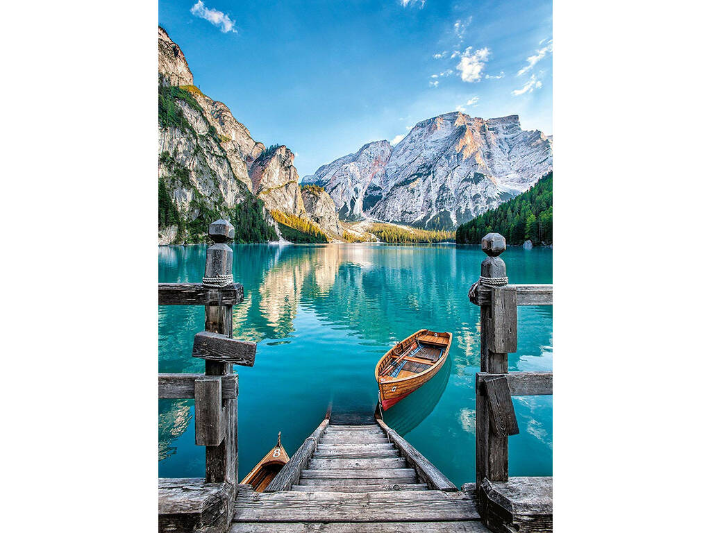 Puzzle 500 Braies Lake High Quality Collection Clementoni 35039