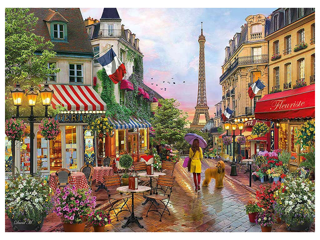 Puzzle 1000 Flores Em París Clementoni 39482