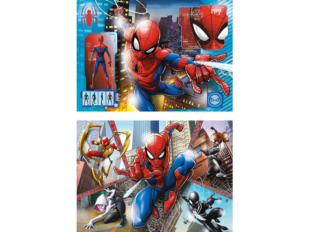 Puzzle 2x60 Spiderman Clementoni 21608