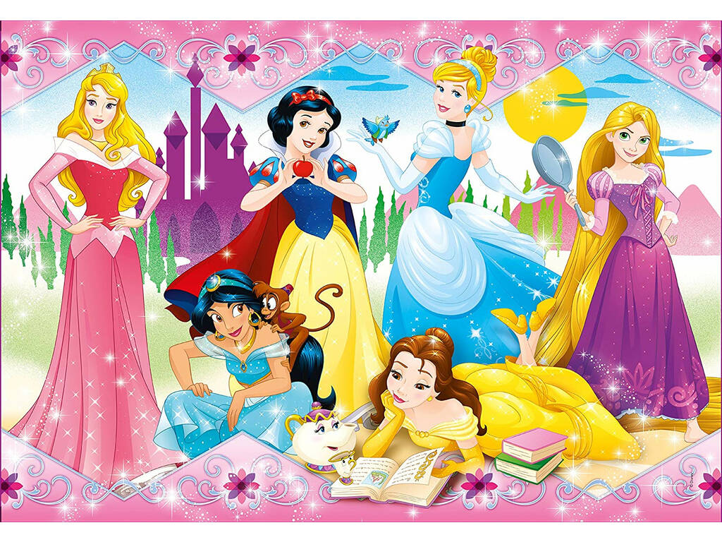 Disney Princess - 104 pezzi - Supercolor Puzzle Clementoni 27086
