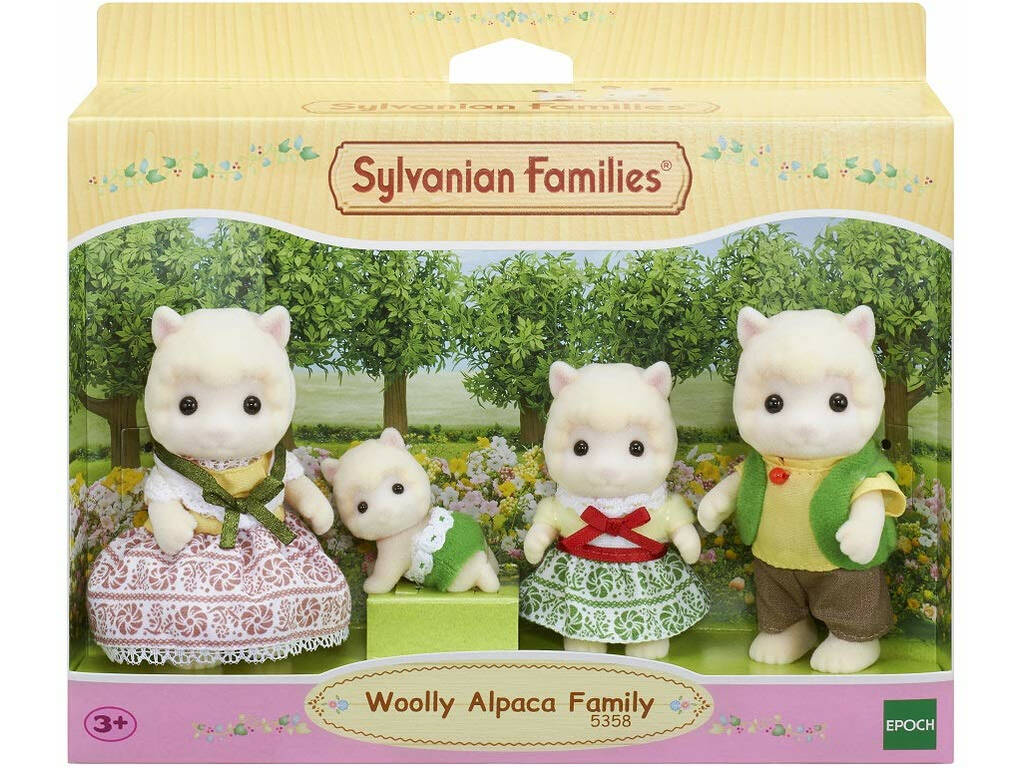 Sylvanian Families Familia Alpaca Epoch Para Imaginar 5358