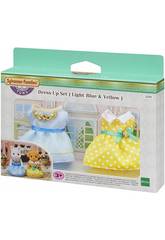 Sylvanian Families Town Set Vestidos Azul y Amarillo Epoch Para Imaginar 5370