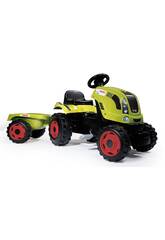 Tractor Claas Farmer XL Con Remolque Smoby 710114