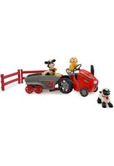 Traktor Bauernhof mit 3 Tieren