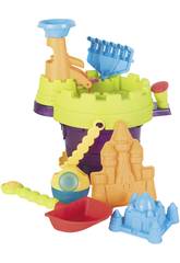 Seau de Plage 33x25 avec une Tour et des Accessoires 8 pi�ces