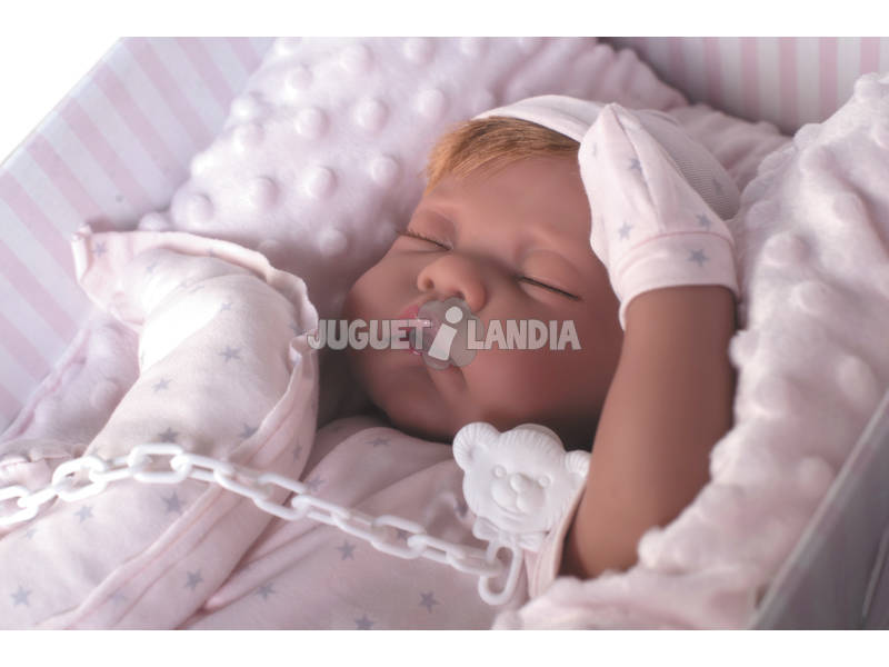 Luna Rothaarige Puppe mit Kissen 40 cm. Antonio Juan 3384