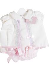 Robe Poupée Sarah Nouveau-née 50 cm. Berbesa T5209