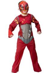 Fato Menino Gormiti Classic Vulcano Tamanho S