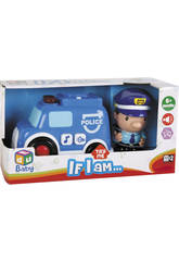 Coche Patrulla con Figura de Policía