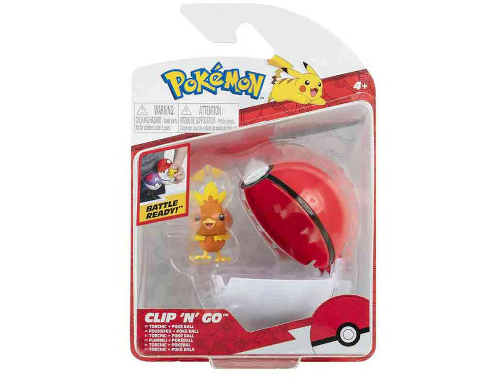 Pokémon Pokeball Clip N Go Bizak 6322 7222