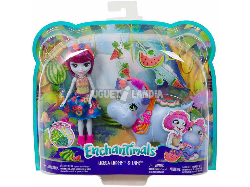 Enchantimals Boneca Hedda Hippo Mattel GFN56