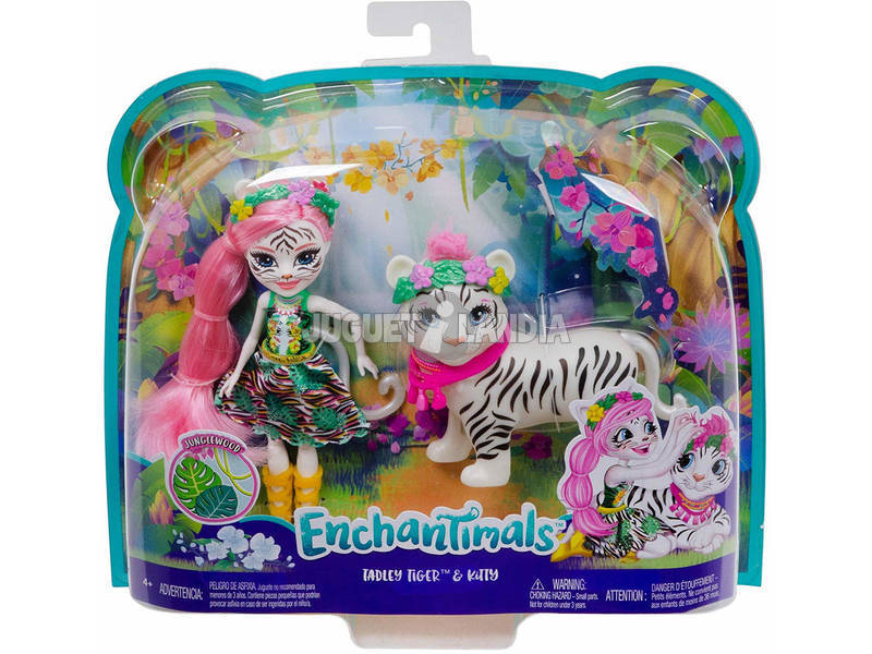 Enchantimals Puppe Tadley Tiger Mattel GFN57