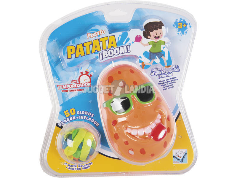 Patata Boom con 50 Globos de Agua