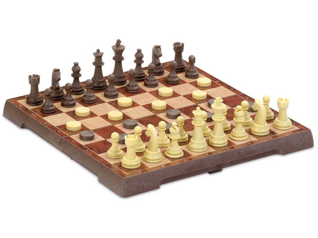 Brettspiel magnetischen Dame-Schach Brettspiel groß Cayro 455