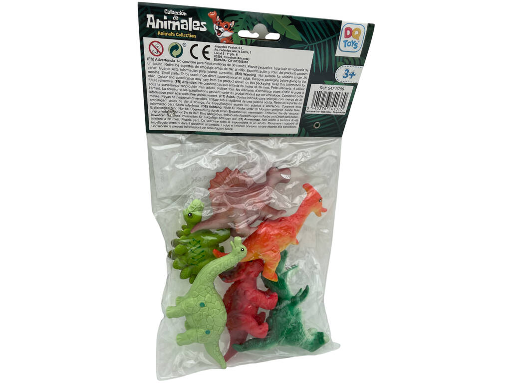 Set 6 Dinosaures 10 cm