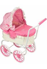 Chariot de Poup�e Classic Doll Pram Reborn Saica 9962