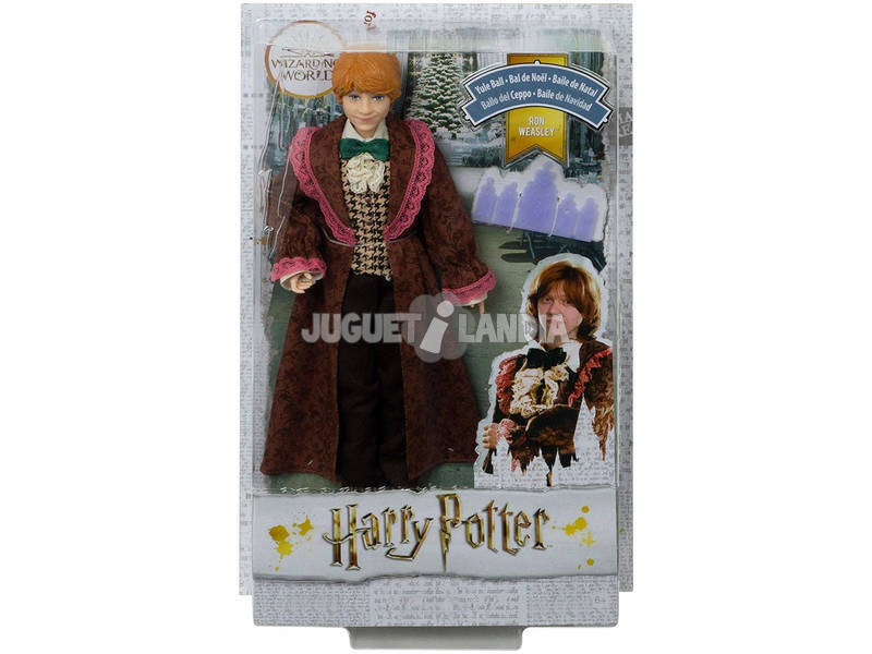 Harry Potter Boneco Ron Weasley Dança de Natal Mattel GFG15