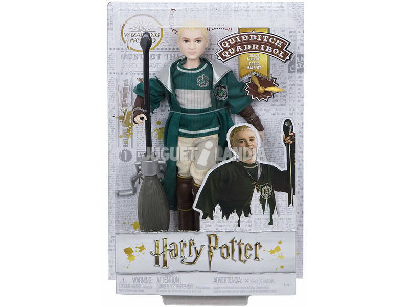 Harry Potter Poupée Draco Malfoy Quidditch Mattel GDJ71