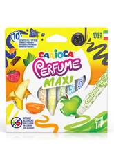 Marqueur Parfumé Maxi 10 Couleurs Carioca 42989