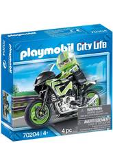 Playmobil Veicoli Città Moto Playmovil 70204